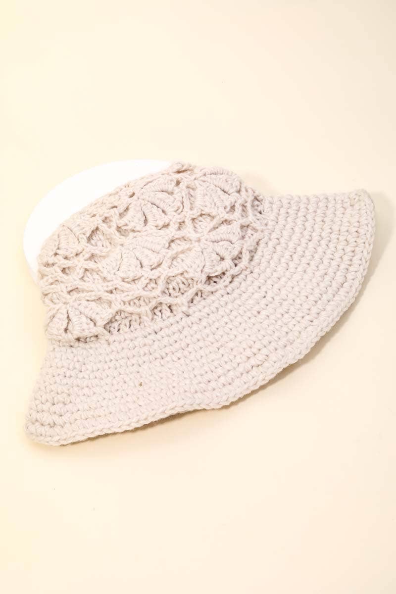 Anarchy Street - Wholesale Bucket Hat - Women's - Crochet Knit Bucket Hat5
