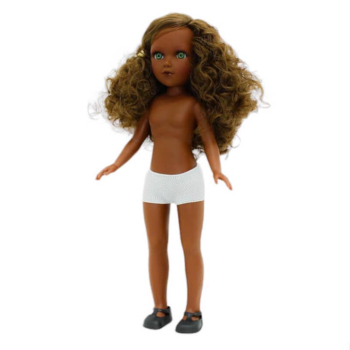 Folk Artesanía Muñecas - Vendita all'ingrosso Bambola - Bambini - Bambola Mari's mulatta 35 cm. originale Folk Artigianato mulatta5