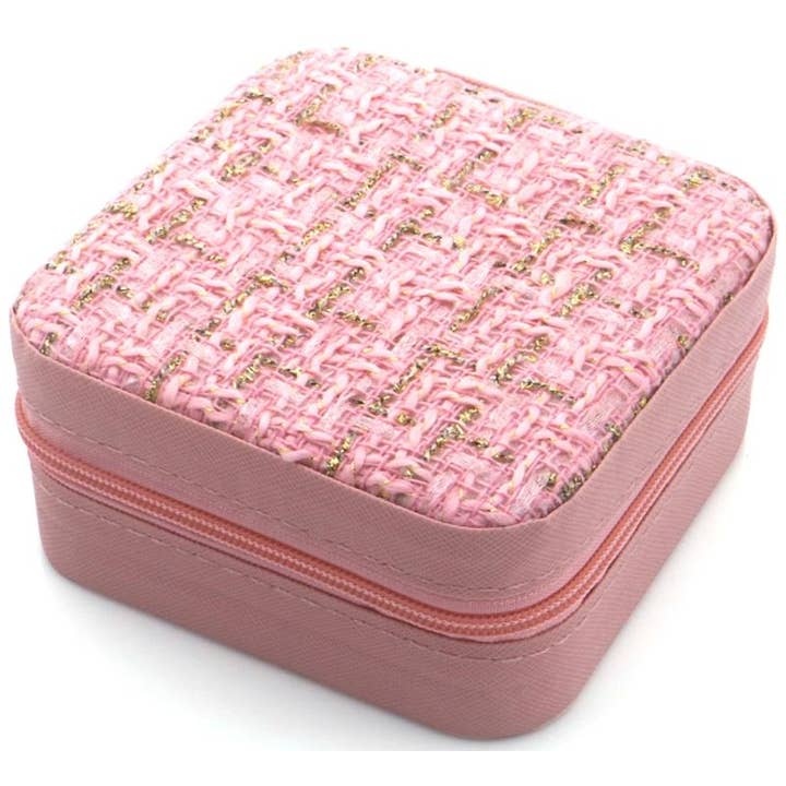 Officielmode - Wholesale Jewelry Box/Organizer - Travel Jewelry Box fabric 10 x 10 x 5 cm