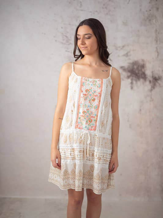 Lula Natura - Wholesale Dress - Women's - SICILIA DRESS RAW0