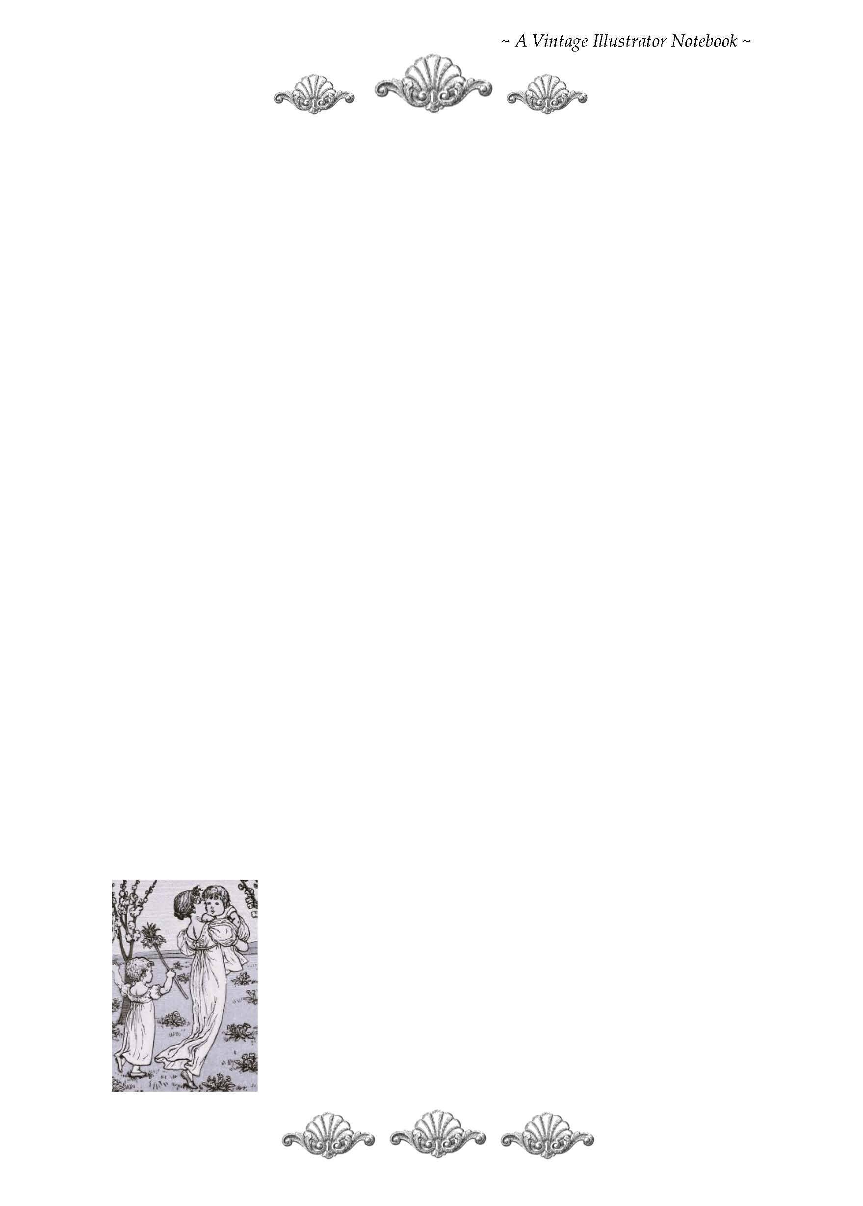 VINTAGE LADIES COLLECTION - Wholesale Scrapbook - Vintage Illustrators Collection: PHOEBE SPIRALBOUND NOTEBOOK12