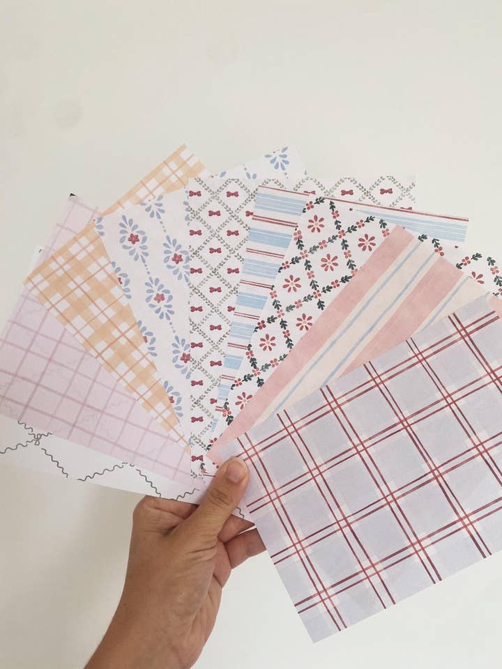 9 scrapbookpapper A5 klistermärken för wholesale av Chapteries