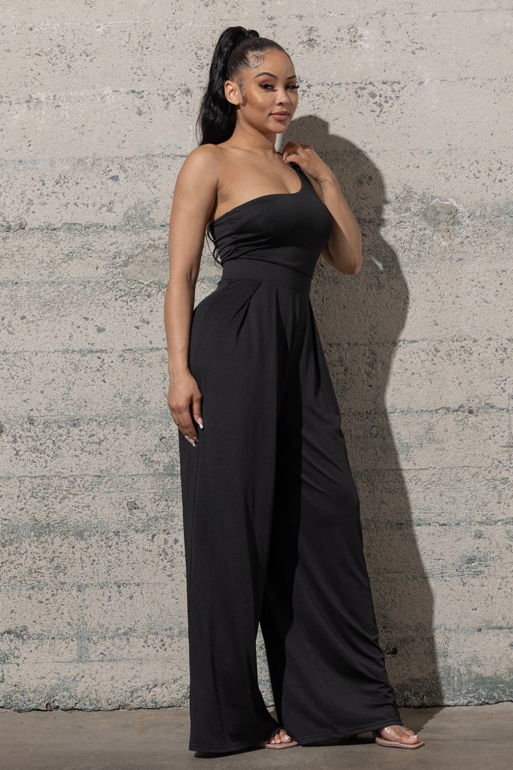 Melrose with Love - Wholesale Jumpsuit - Women's - WIDE LEG , ONE SHOULDER JUMPSUIT15