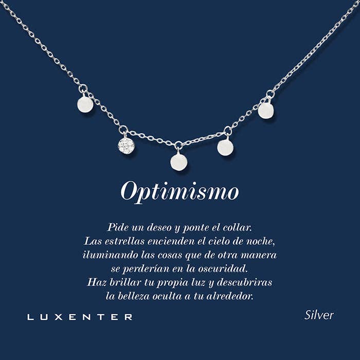 Luxenter - Wholesale Pendant/Charm Necklace - Collar de Plata de Ley 925 con Circonita Brillante acabado en rodio - Circle3