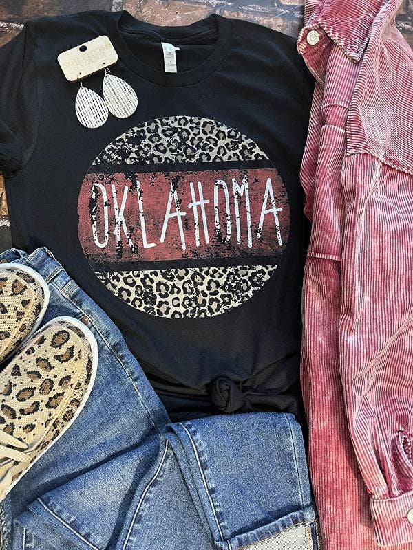 Oklahoma Karmesinrotes T-Shirt für den Großhandel von Southern Swank