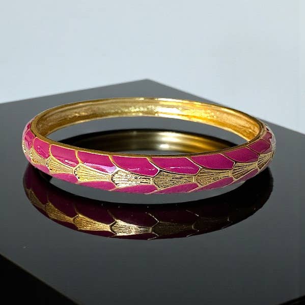 Andrea Bijoux - Wholesale Bangle Bracelet - GEO PATTERN BANGLE BRACELET5