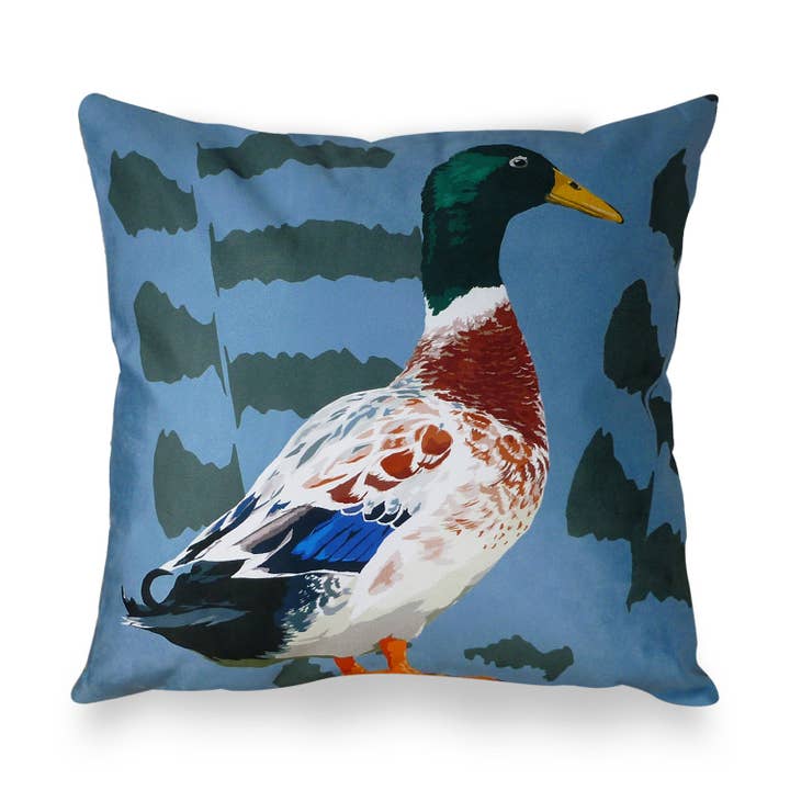 Duck Cushion Cover for wholesale by Leslie Gerry