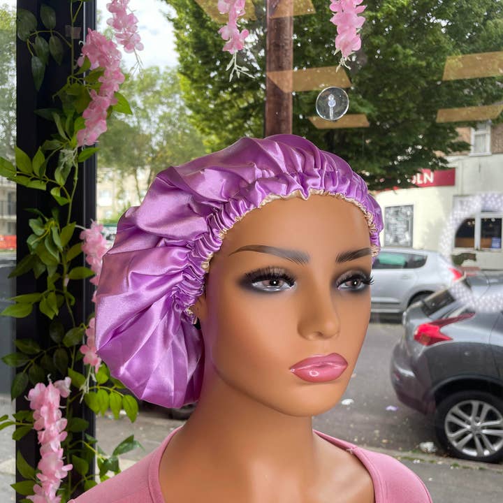 Lux Beauty Essentials Ltd – wholesale Sleep cap / bonnet – women's – Lux Adjustable Strap Hair Bonnet8