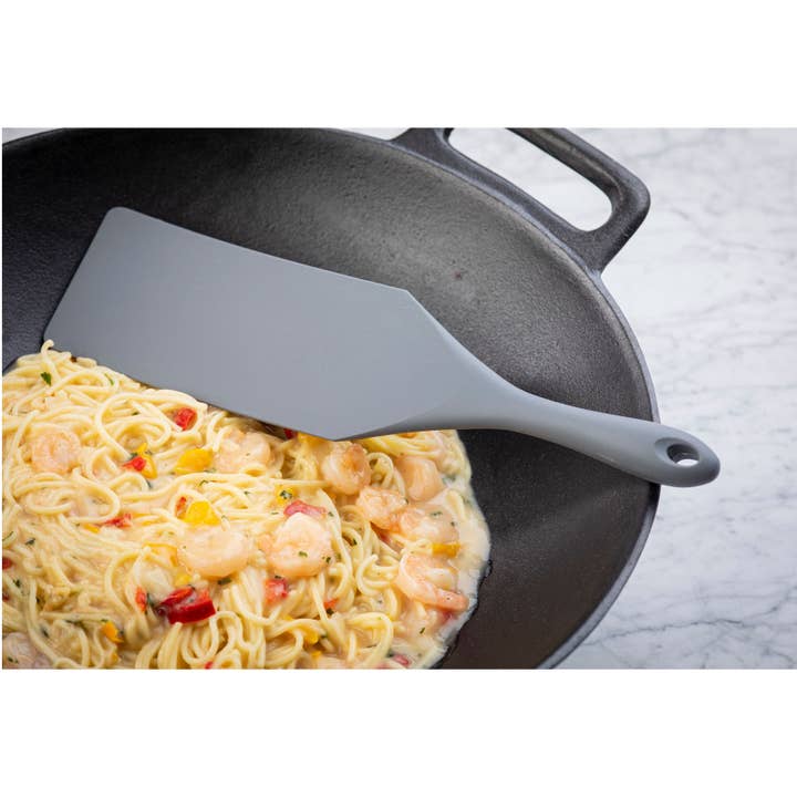 TableCraft Products Company - Wholesale Spatula/Turner - Wide Silicone Spatula Spurtle Gray5