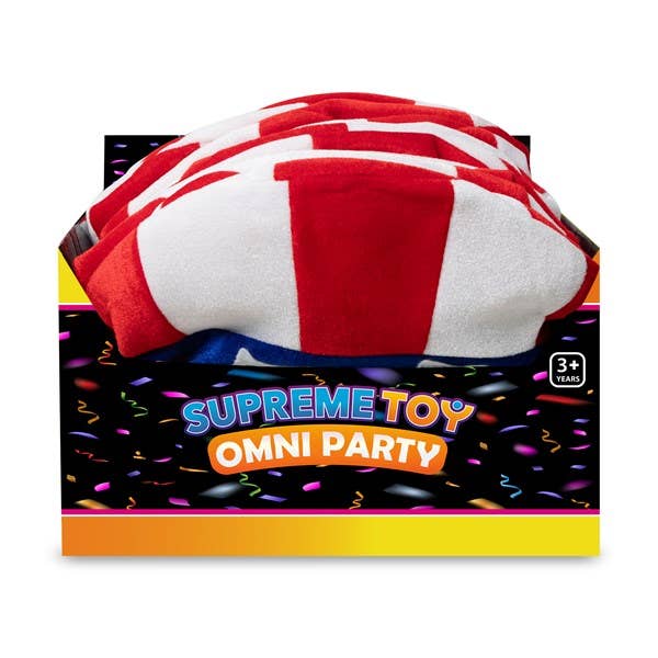 Windy City Novelties - Wholesale Party Favor - LED Patriotic Top Hats – 12 Count Retail Counter Display