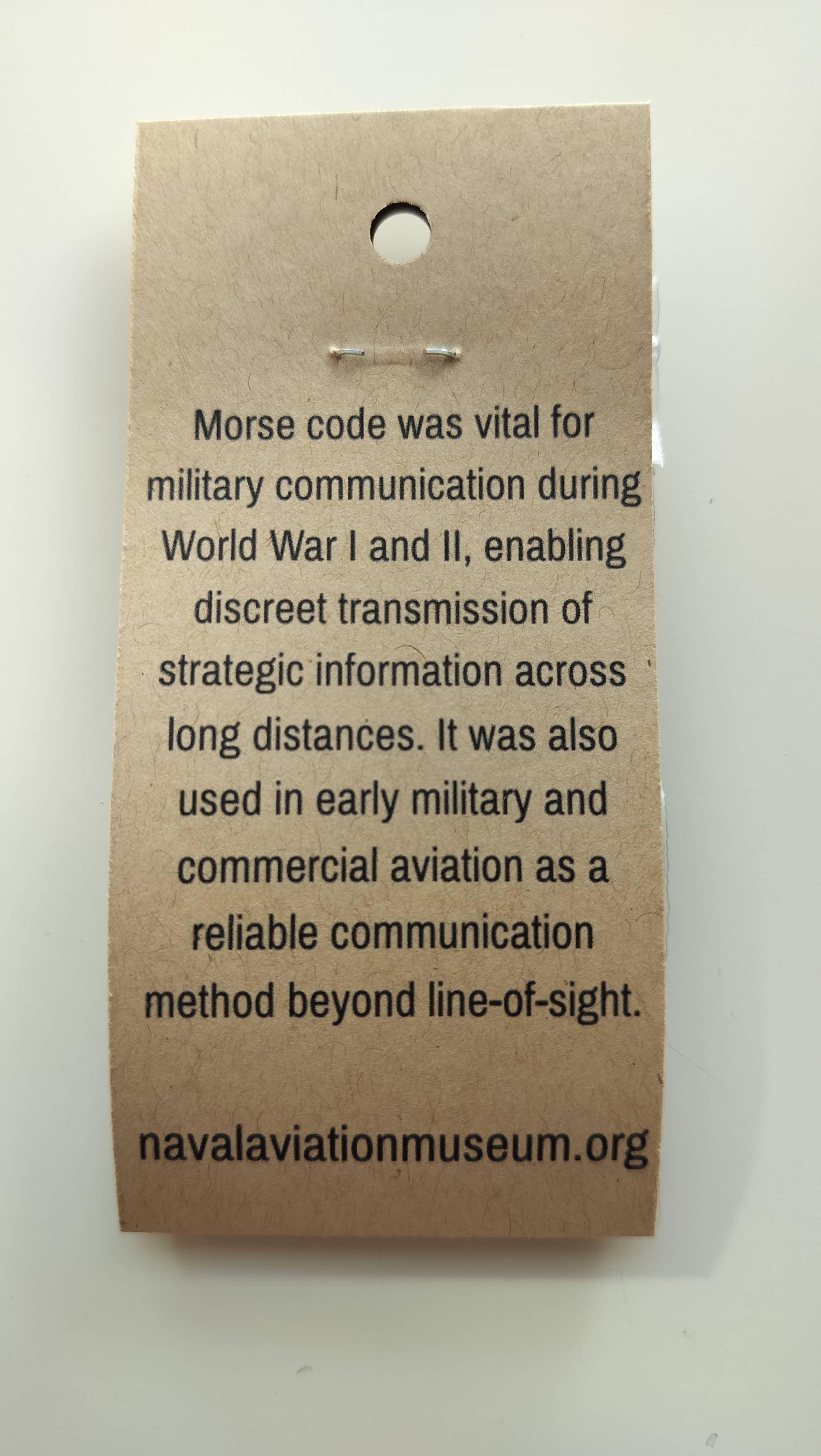 MorseLeather Co. - Wholesale DIY Craft Kit - DIY Kit Morse Code Bracelet - National Naval Aviation Museum2