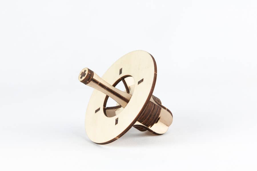 NKD Puzzle – Großhandel Bastelset – Kreisel zum Zusammenbauen „DIVINATORY TOUPIX“1