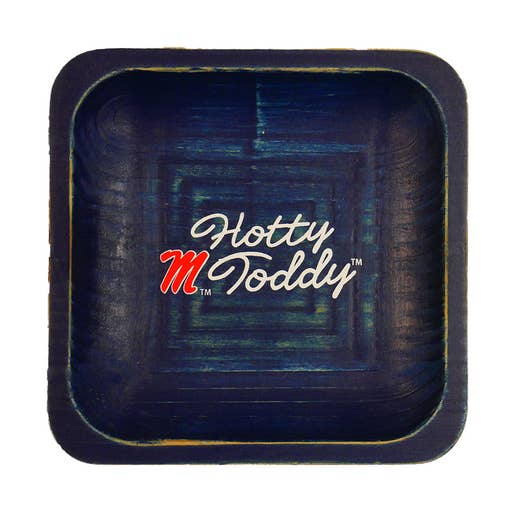 Ole Miss Spirit Wood Trinket Tray for wholesale by Valiant Gifts Inc