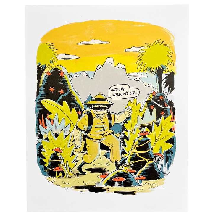 Into The Wild Wall Decor, Colorful Art Panel for wholesale by Burny Wilds