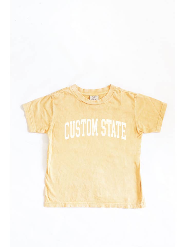 OAT COLLECTIVE - Wholesale Screen Printed T-Shirt - Kids - Custom Graphic Toddler Unisex Mineral Top