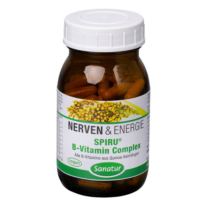 Sanatur GmbH – wholesale Oral supplement/vitamin – SPIRU® B-Vitamin Complex, 90 capsules, NERVES & ENERGY*