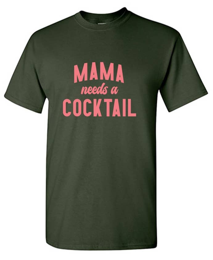 Feelin Good Tees - Wholesale Screen Printed T-Shirt - Women's - Mama Needs a Cocktail..6