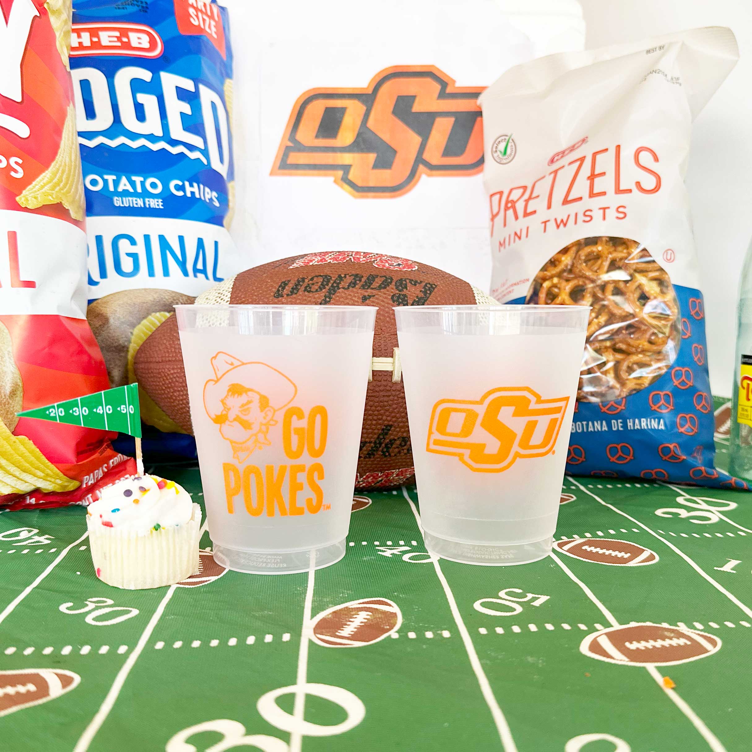 Two Funny Girls - Vente Gobelets jetables - Gobelet incassable - Oklahoma State Univ/Go Pokes (sac de 10 carats)1