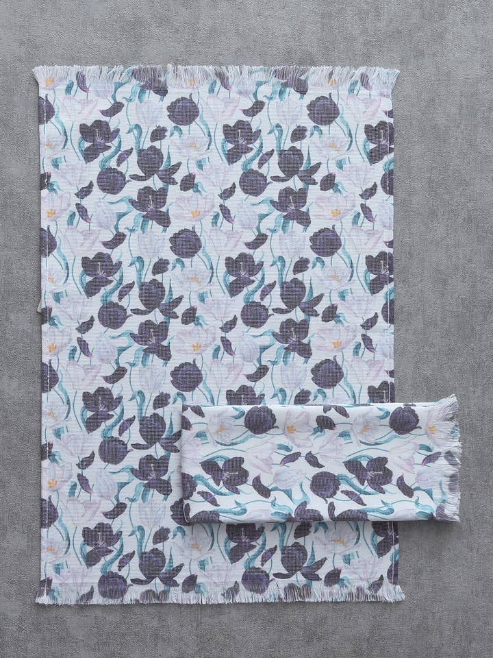 Set of 2, % 100 Cotton Turkish Towel , Tea Towel Set CS51 for wholesale by Pavia Home