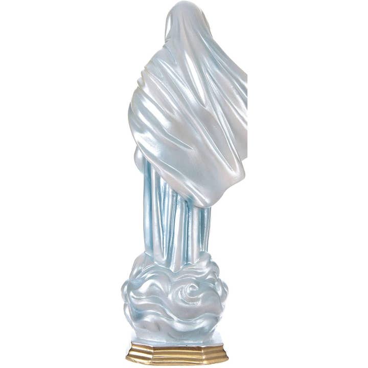 Costa Articoli Religiosi - Wholesale Decorative Figurine - Statue of Our Lady of Medjugorje cm. 30 in mother-of-pearl plaster4