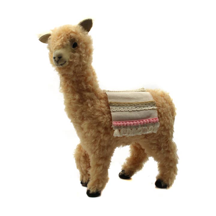 Decoração de lhama grande marrom por atacado de Aktual / Dekora Import S.A