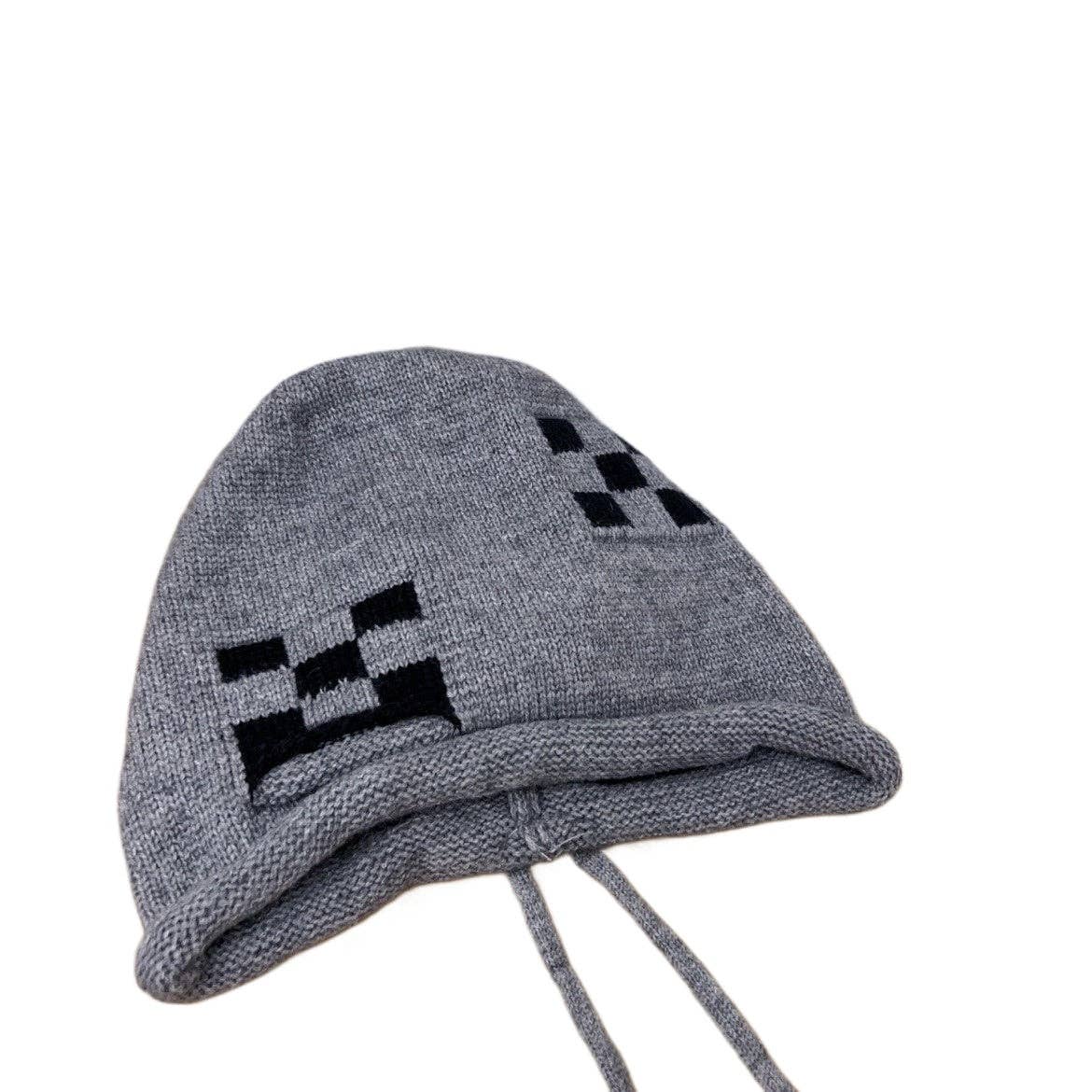 Funkyrel® Atzbranding Limited - Vendita all'ingrosso Berretto - Unisex - Haila - Berretto a Maglia a Quadri Unisex Versatile4