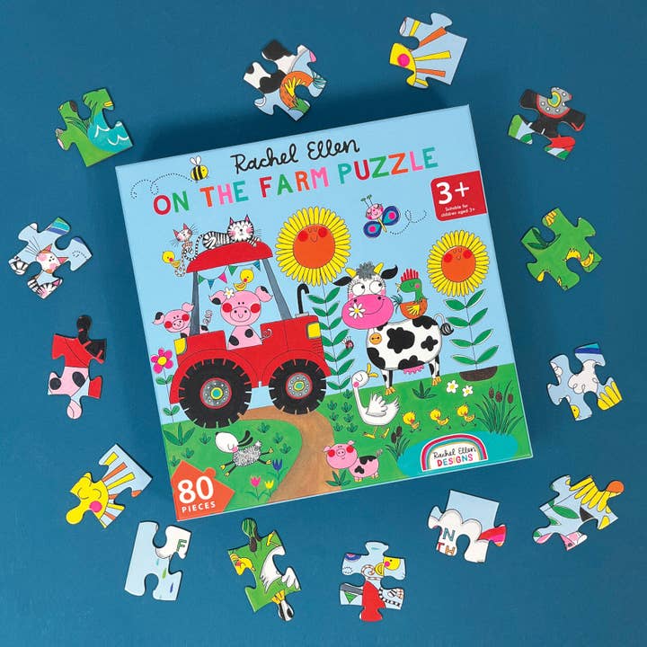 Rachel Ellen Designs – wholesale Puzzle – Child – Jigsaw Puzzle - On The Farm5