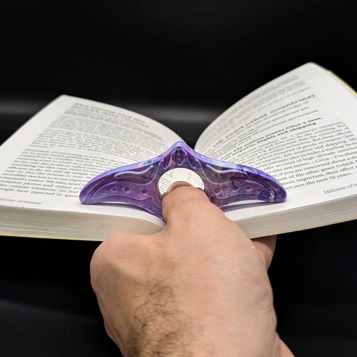 Manta Book Page Holder Recycled Plastic Reading Accessory for wholesale by Brothers Make