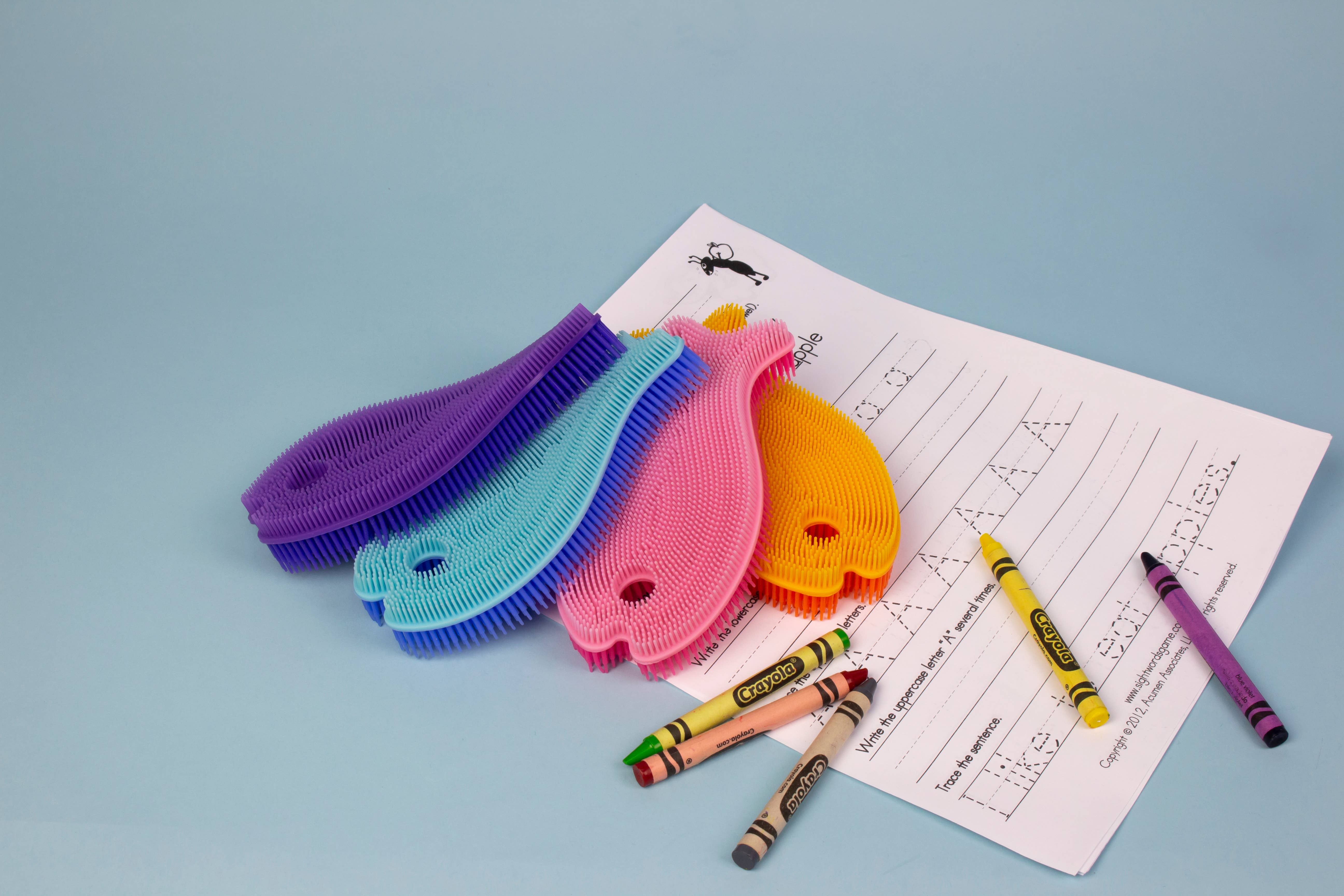 Innobaby on Faire - Wholesale Fidget Toy - Kids - Food Grade Silicone Fidget Sensory Fish Toy / Tactile Brush8