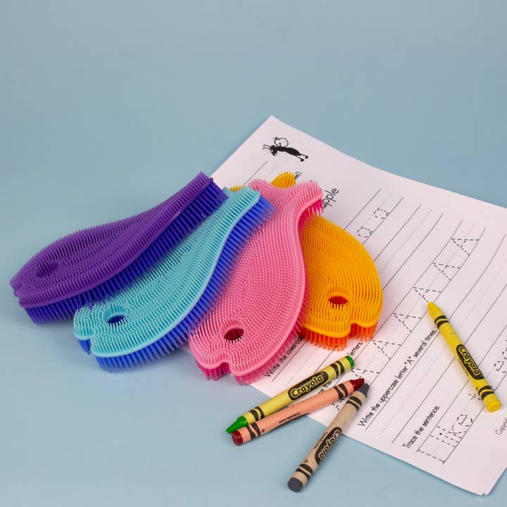 Innobaby on Faire - Wholesale Fidget Toy - Kids - Food Grade Silicone Fidget Sensory Fish Toy / Tactile Brush8