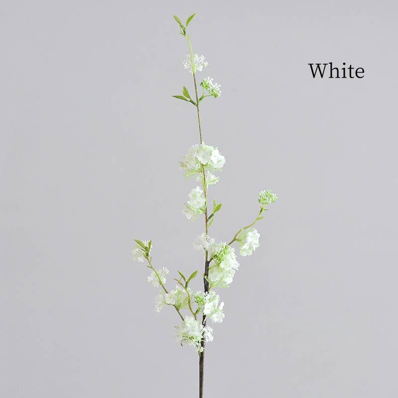 ACNITE(We cover U.S. import duties) - Vente Fleurs artificielles - Neige artificielle saule Fleur violette décoration maison/mariage2