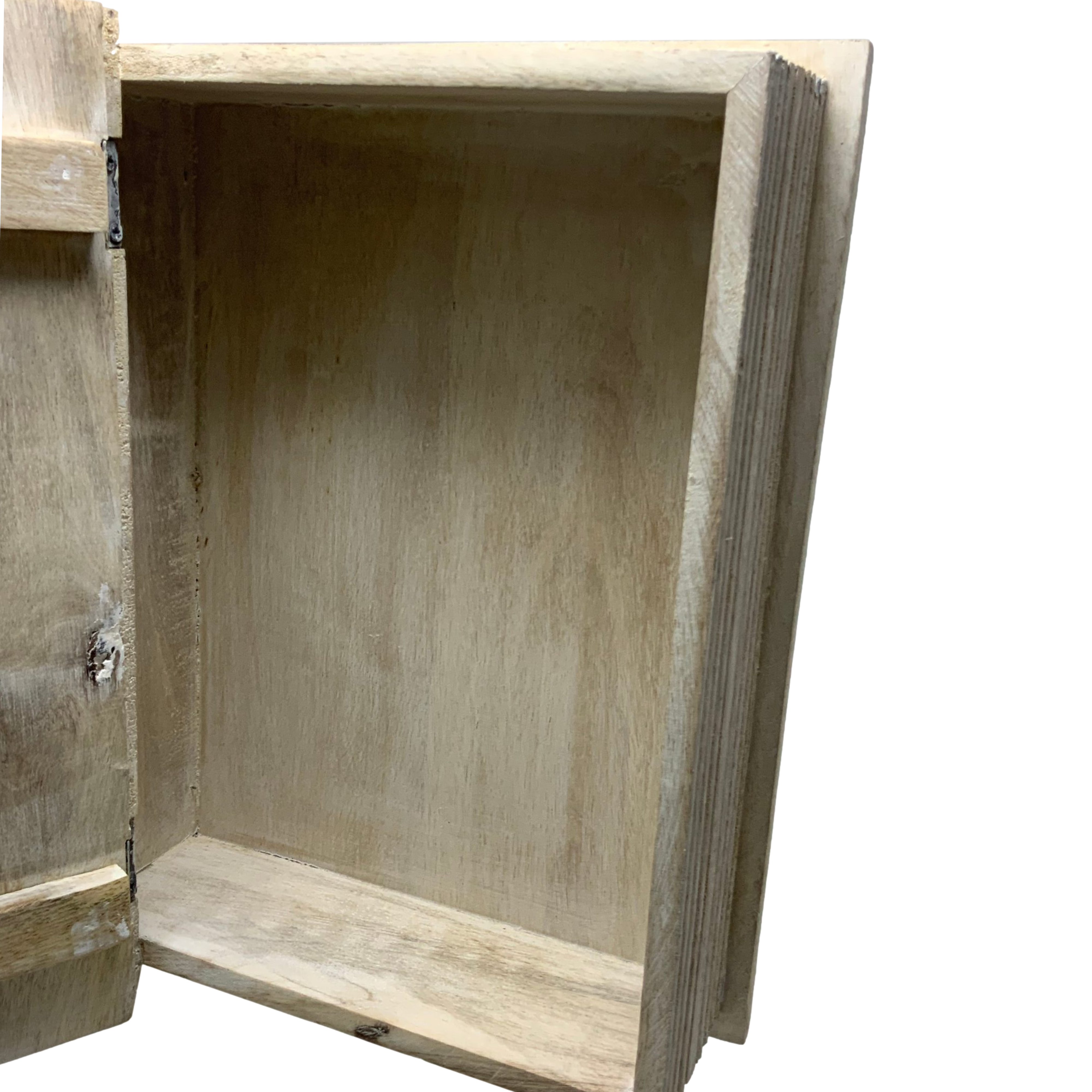 Wilco Home - Wholesale Decorative Box - Hand-Carved Virgin of Guadalupe Hinged Book Box-Dec 12th14