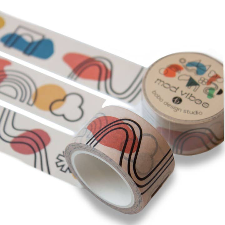 Mid Mod- 1" Washi Tape for wholesale by Bobo Design Studio