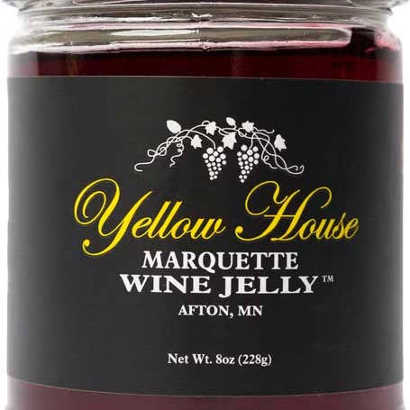 Hudson Meat Company - Wholesale Jam/Jelly - MARQUETTE WINE JELLY - YELLOW HOUSE