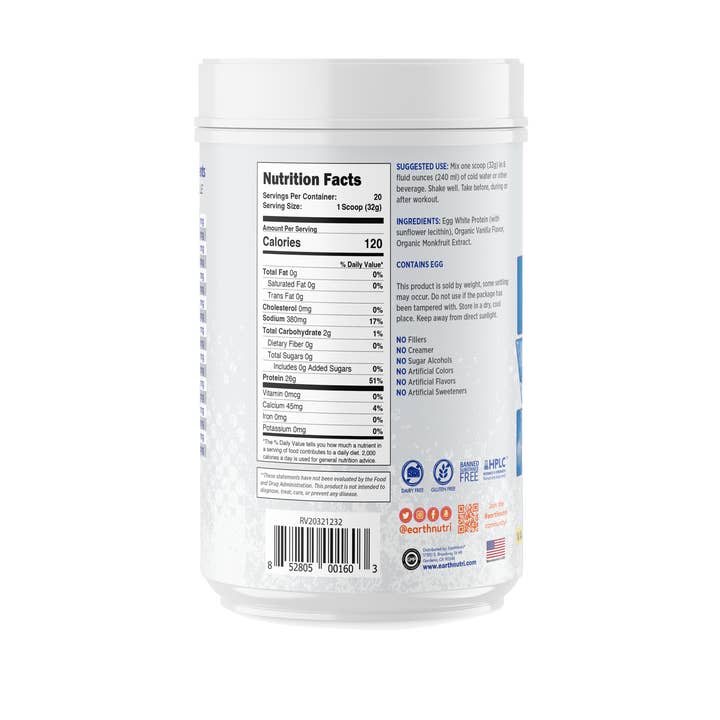 EarthNutri - Wholesale Protein/Superfood Powder - Egg White Protein2