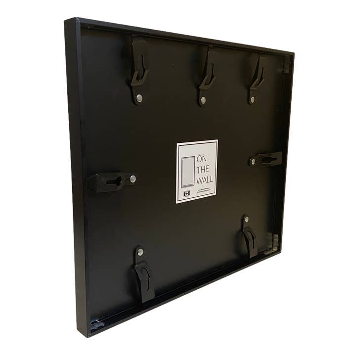 On The Wall Frames - Wholesale Picture frame - 8x10 Satin Black Metal Photo Frame2