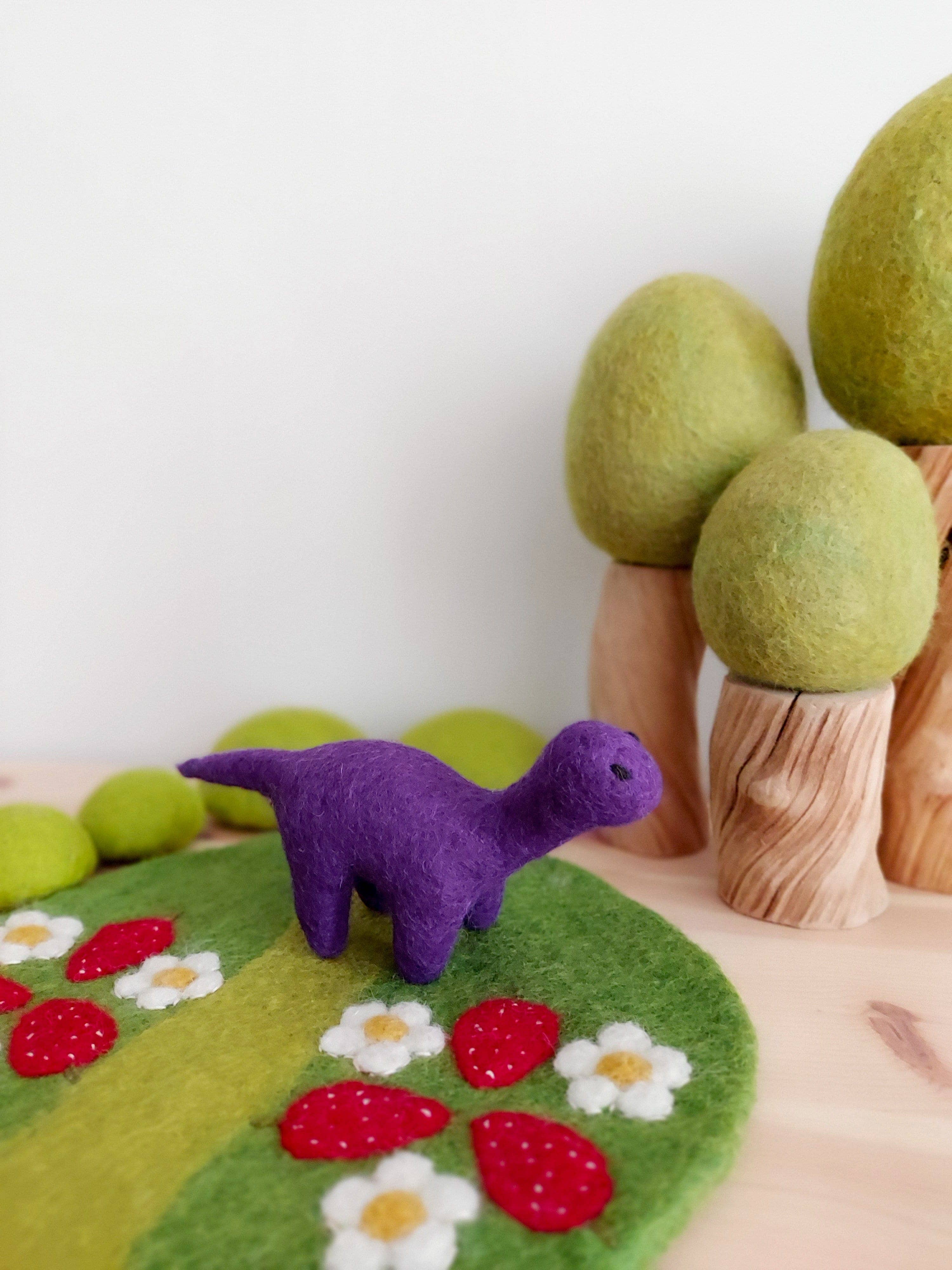Growing Little Folks – wholesale Stuffed/plush toy – Kids & baby – Mini Felt Brontosaurus4