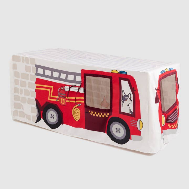 Petite Maison Play - Wholesale Tent - Kids - Fire Truck and Station Table Tent Cubby2