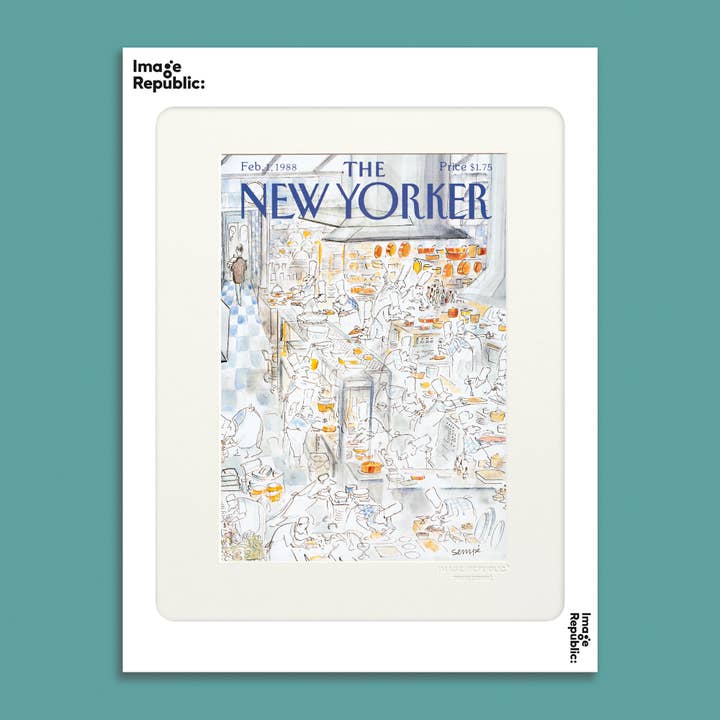 30x40 cm THE NEWYORKER 42 SEMPE RESTAURANT 50622 pour la vente par Image Republic