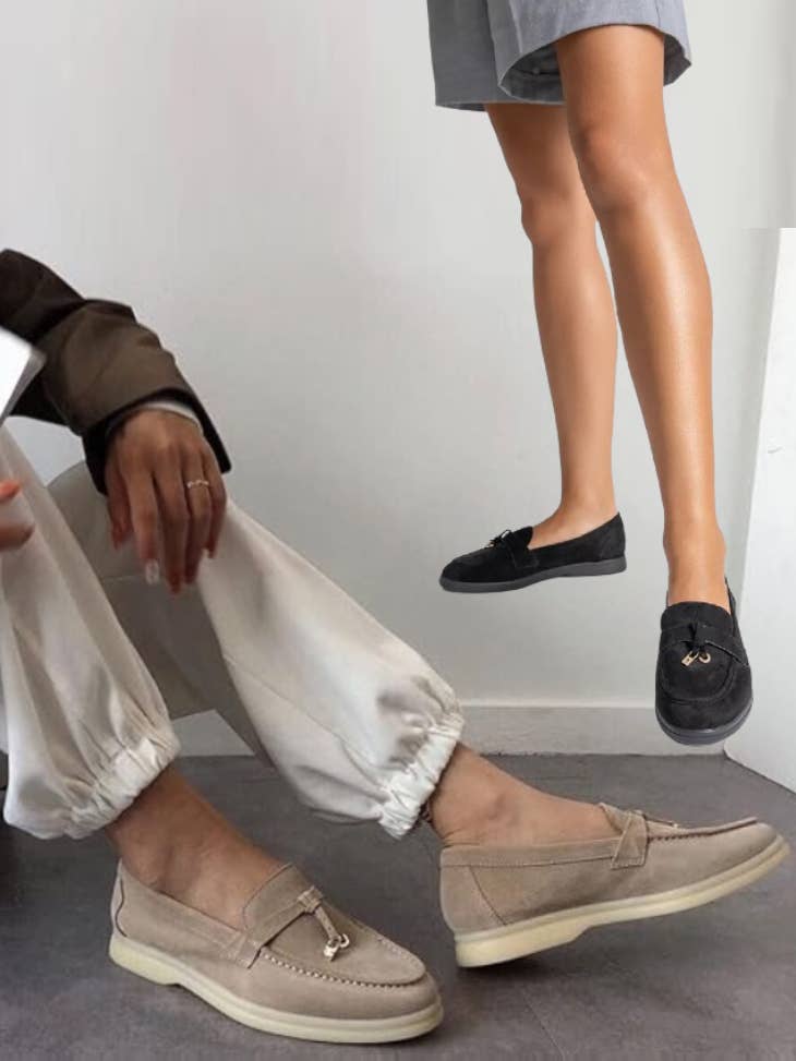 No Doubt Shoes – wholesale Low heels – Women′s – SUEDE SUMMER DESIGNER LOAFERS SHOES MOCCASINS0