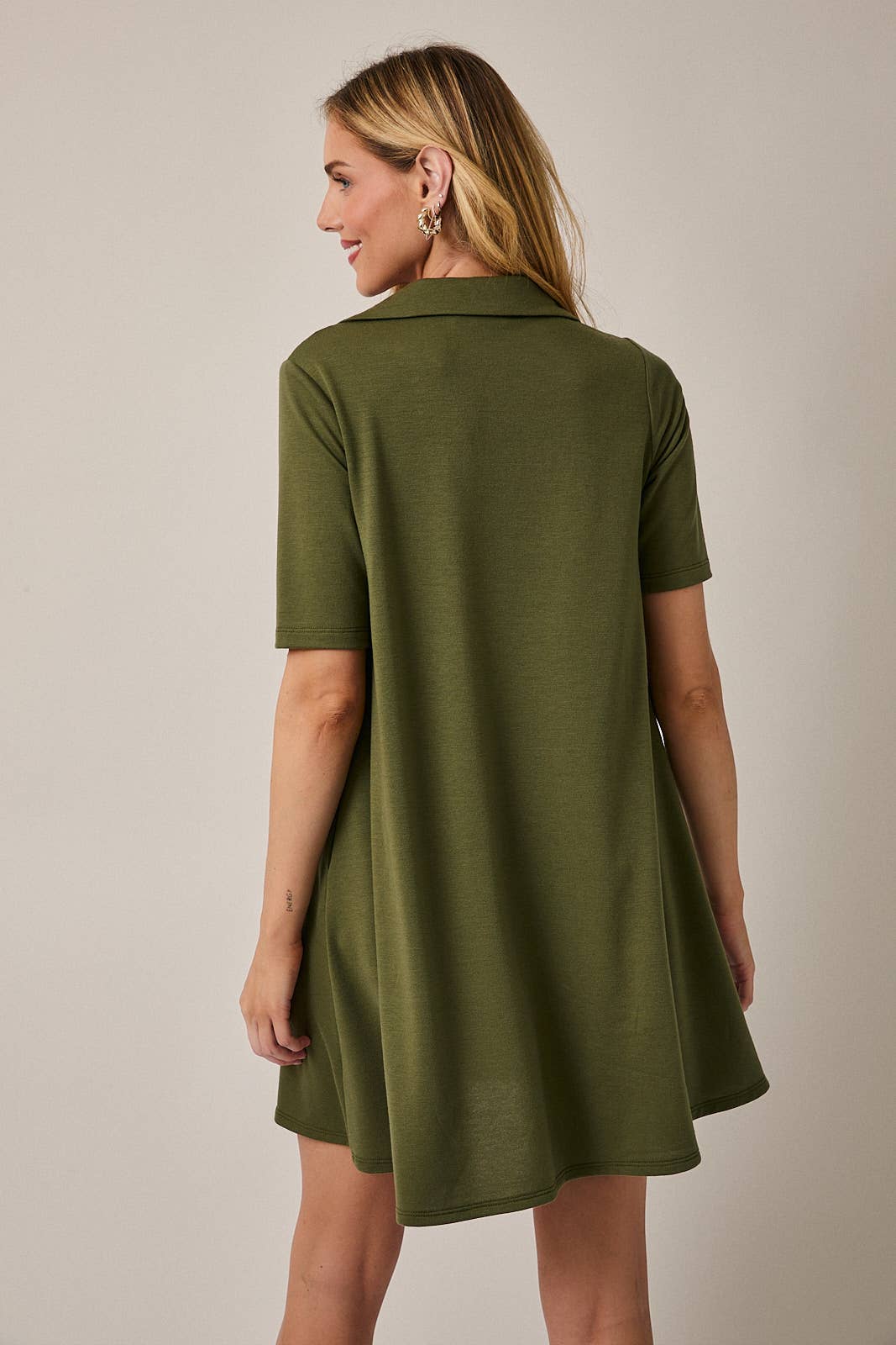 GILLI - Vente Robe – femme - Robe polo mini à manches mi-longues32