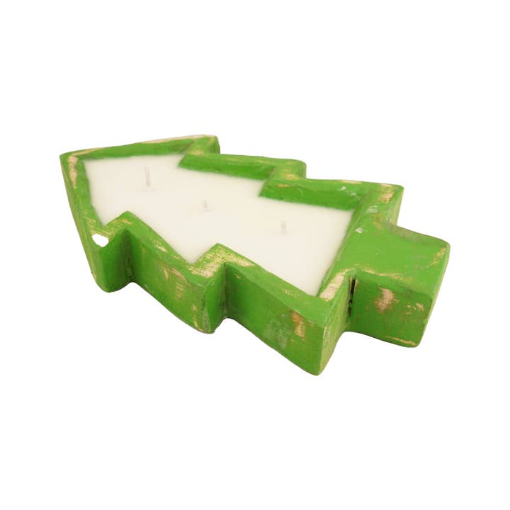 Christmas Small Tree-Farmhouse Bowl-6x10 inch-Small-Green for wholesale by My Amigos Imports