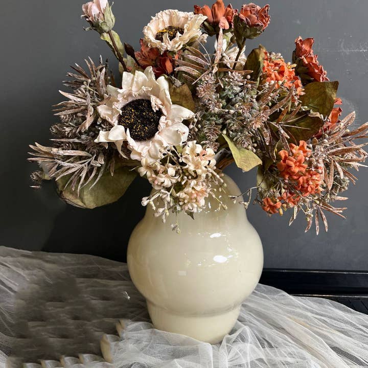 19''T Faux Mixed Sunflower Bouquet, Dried Look Autunm Flower for wholesale by Sweet Home Deco