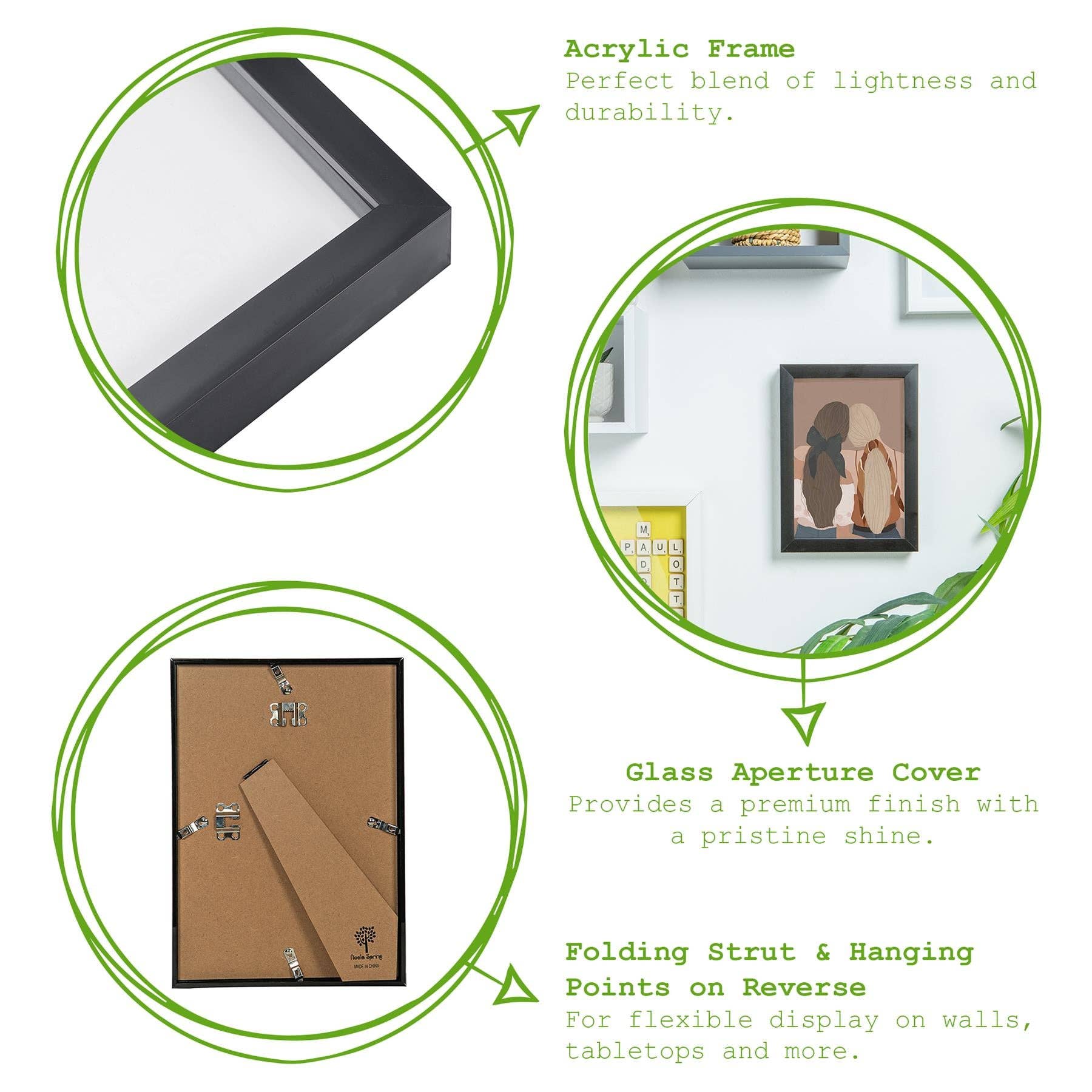 Rinkit Ltd - Wholesale Picture Frame - A5 (6" x 8") Photo Frame - By Nicola Spring7