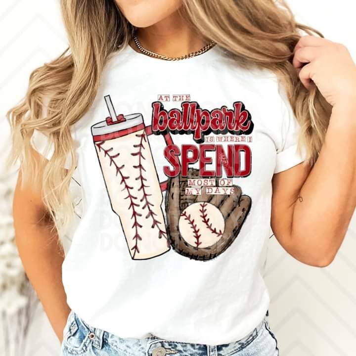 At the Ballpark Baseball Tee for wholesale by Hello Sunshine Boutique