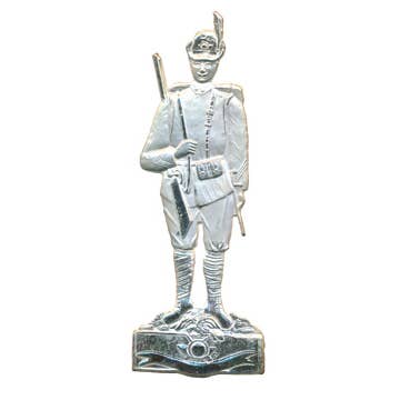 Tesoros Trading Company – Estatueta decorativa por atacado – Antigo Exvoto Italiano - Soldado, Sm Hat, Itália, #42