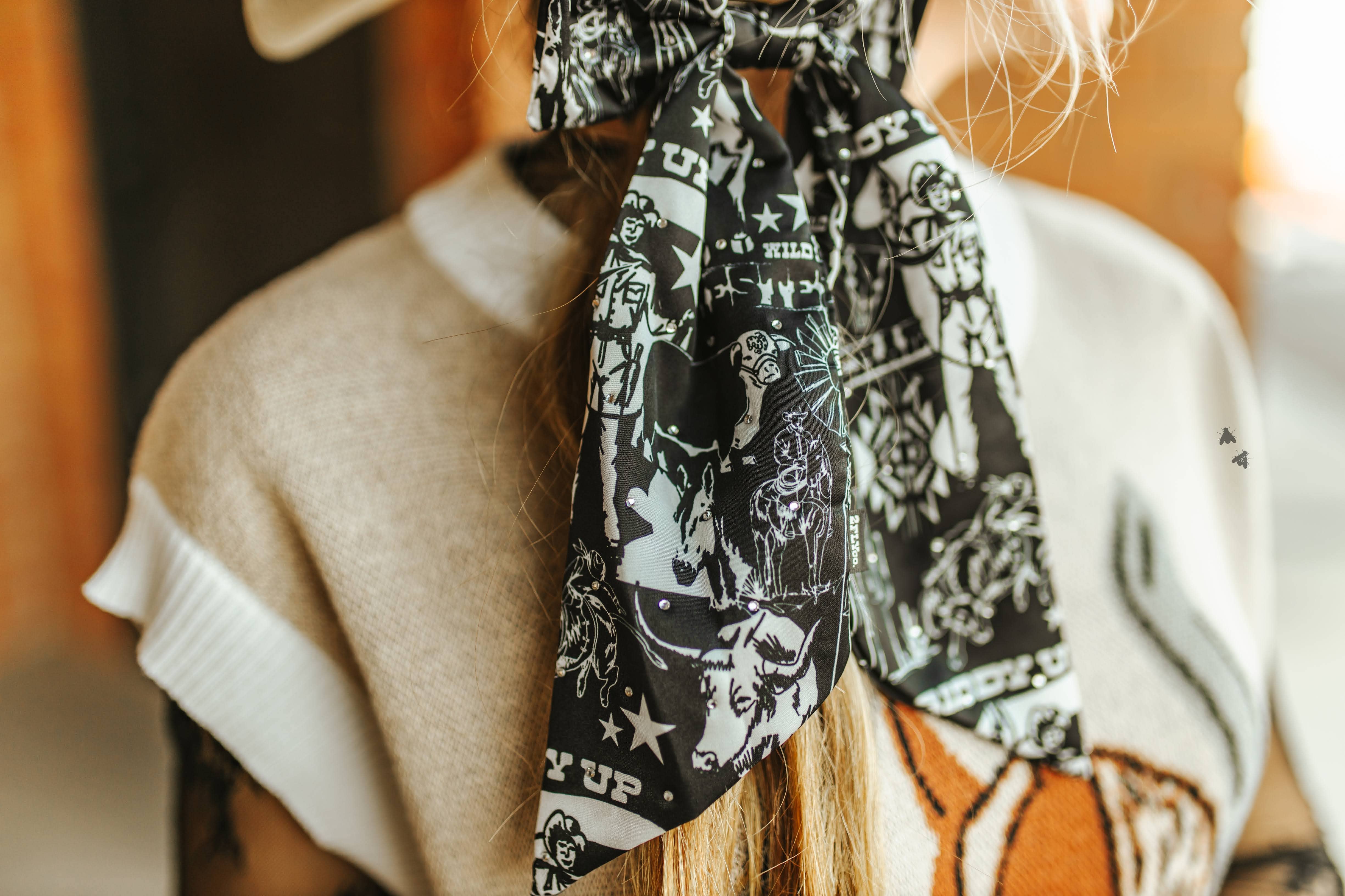 2 Fly Co - Wholesale Screen Printed T-Shirt - Women's - WESTERN PREP BOW *TEJAS THINGS9