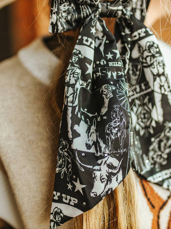 2 Fly Co - Wholesale Screen Printed T-Shirt - Women's - WESTERN PREP BOW *TEJAS THINGS9