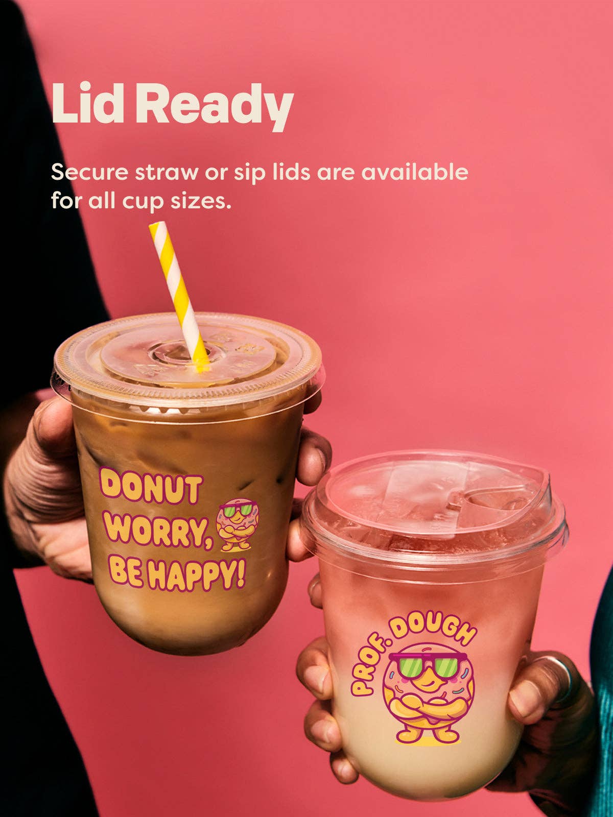 TOSSWARE - Wholesale Disposable Cup - TOSSWARE NATURAL Arc - Plant Based 12 oz Cups  Set of 10003