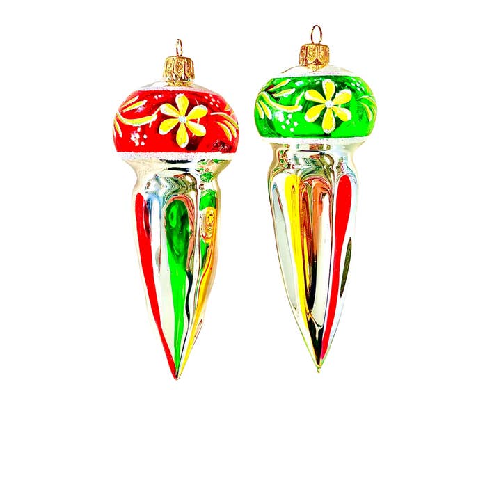 Rêve d'argent - Asst/2 - Ornement de Noël pour la vente par The Ornament King™ He's Back! Santa's Right Hand Man!